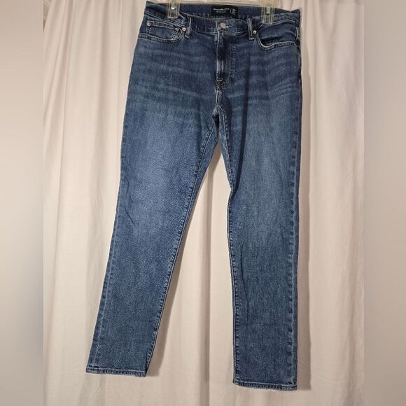 Abercrombie & Fitch signature stretch athletic skinny jeans 33x32 - Picture 4 of 11